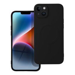Part Obal Silicone Mag Cover, iPhone 14 Plus, čierny