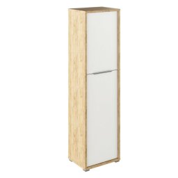 Kondela Skriňa, 50cm, policová, dub artisan, biela, RIOMA TYP 08