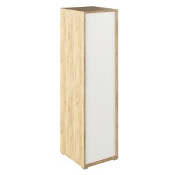 Kondela Vešiaková skriňa, 50cm, dub artisan, biela, RIOMA TYP 20