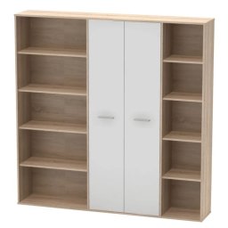 Kondela Skriňa, 181cm, dub sonoma, biela, MAURUS NEW MA50