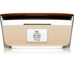 WoodWick White Honey, Vonná Sviečka 453,6g