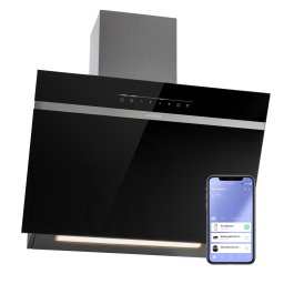Klarstein Ava 60 Smart, digestor, 60cm, nástenný, WiFi, A++, 585 m³/h, dotykový displej