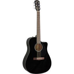 Elektro-akustická gitara CD-60SCE WN Black Fender