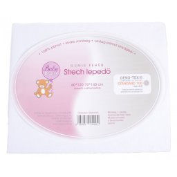 BabyBruin biele napnacie prestieradlo do 60*120-70*140 cm