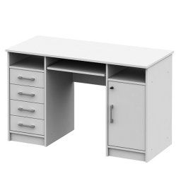 Kondela PC stolík, B9 NEW, biela