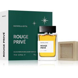 Novellista Rouge Prive SET: Parfumovaná voda 75ml + Tuhé mydlo 90g