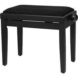 Klavírna lavica Black Matte Classic Cantabile
