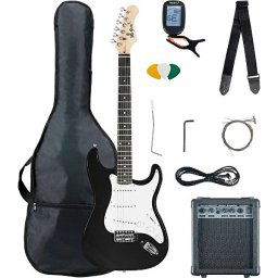 Elektrická gitara Rockit ST-Komplettset Black Rocktile