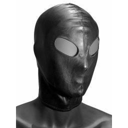 665 Fetish Hood with Eye holes Black