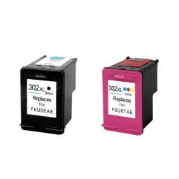 HP302XL black + color (COMBO) kompatibilné kazety