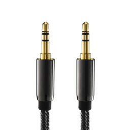 MG audio kábel 3.5mm mini jack M/M 1.5m, čierny