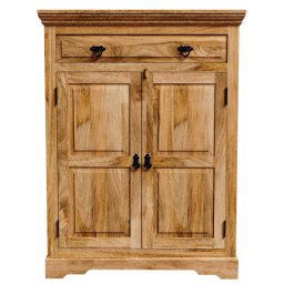 indickynabytok.sk - Komoda Guru 90x120x45 indický masív mango