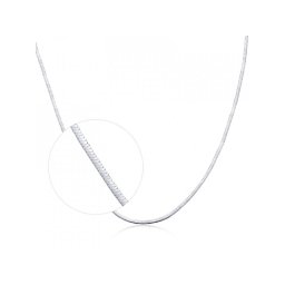 Olivie Strieborná pevná retiazka 45cm HAD 7314