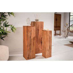 LuxD Set 3 stojanov Timber Mango
