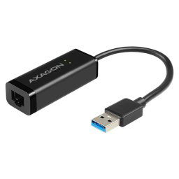 AXAGON ADE-SR, USB-A 3.2 Gen 1 - Gigabit Ethernet sieťová karta, auto inštal, čierna ADE-SR