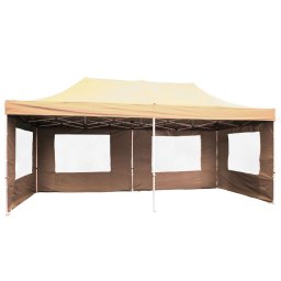 Záhradný párty stan 3 x 6 PROFI - nožnicový - champagne