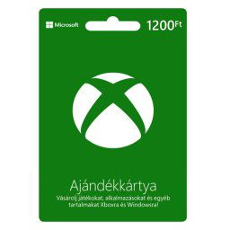 Xbox ajándékkártya 1 200 Ft