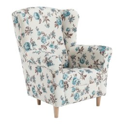 Kondela Kreslo, ušiak, rose 14 látka, CHARLOT