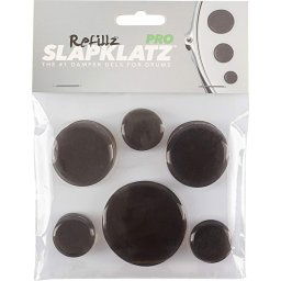 Tlmítka na bubny Refillz Black 6ks Slap Klatz