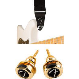 Gombík Infinity Locks na gitarový pás zlatý Fender