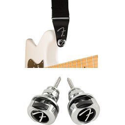 Gombík Infinity Locks na gitarový pás chróm Fender