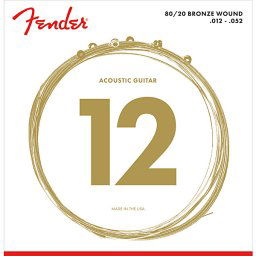 Struny na akustickú gitaru 12-52 70L bronze Fender