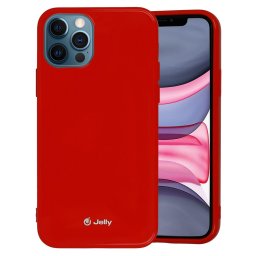 Mercury Jelly case iPhone 14 Pro, červený