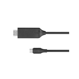 Kábel KRUGER & MATZ KM1249 HDMI/USB-C 2m Black