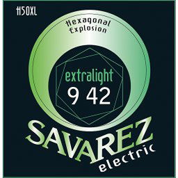 Struny na elektrickú gitaru Ex-Light .009-.042 H50XL SAVAREZ