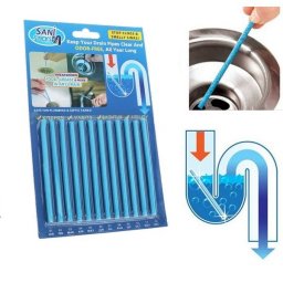 Tyčinky na čistenie odpadu Sani sticks - 12 ks