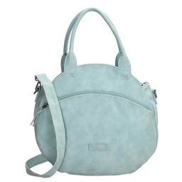 Modrá okrúhla crossbody kabelka „Oasis"