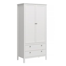 Kondela Skriňa, 91cm, kombinovaná, biela, OLJE 2D2S