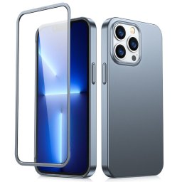 Joyroom 360 Full Case obal + tvrdené sklo, iPhone 13 Pro MAX, sivé