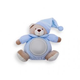 BabyBruin plyov medvedk s nonm svetlom 20 cm - chlapensk
