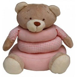 Baby Bruin plyov medve 17 cm v tvare prstea - ruov