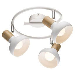 Candellux Biele stropné špirálové svietidlo Puerto pre žiarovku 3x E14 98-62697