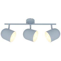 Candellux Šedé stropné svietidlo Azuro pre žiarovku 3x E27 93-63229