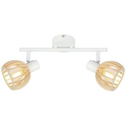 Candellux Biele stropné svietidlo Attari pre žiarovku 2x E14 92-68088