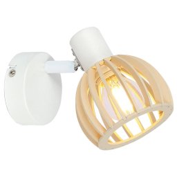 Candellux Biele stropné/nástenné svietidlo Attari pre žiarovku E14 91-68019