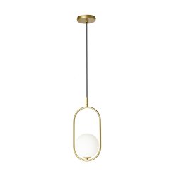 Candellux Mosadzný závesný luster Cordel pre žiarovku G9 31-73457