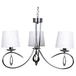 Candellux Biely závesný luster Arnika pre žiarovku 3x E14 33-21663
