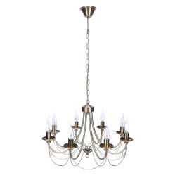 Candellux Patinový závesný luster Muza pre žiarovku 8x E14 38-69187