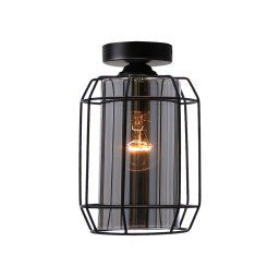 Candellux Čierne stropné svietidlo Jonera pre žiarovku E27 31-08404