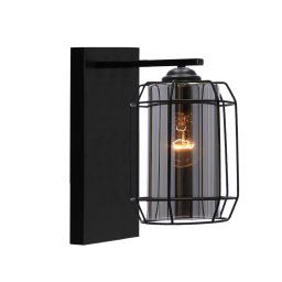 Candellux Čierne nástenné svietidlo Jonera pre žiarovku E27 21-08411