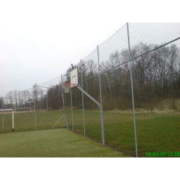 Streetball konštrukcia DOR-SPORT, do betón. základu, vys. 1200 mm (Vonkajšia streetball konštrukcia s profilom 100x100 mm. Vysadenie konštrukcie je 1200 mm.)