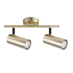 Candellux Mosadzné stropné svietidlo Colly pre žiarovku 2x GU10 92-01719