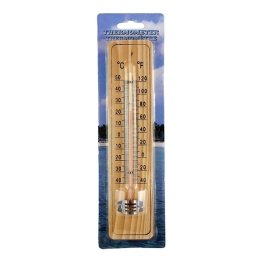 Nástenný drevený teplomer 22 cm