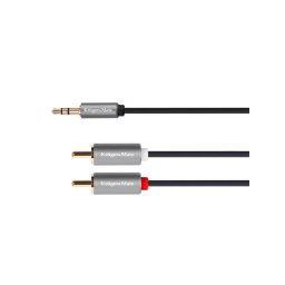 Kábel Jack 3.5mm stereo/2x Cinch 5m KRUGER & MATZ KM1217 Basic