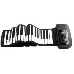 Rolovací klavír elektrický silikónová podložka s 88 klávesmi až 128 tónov + Bluetooth + MIDI