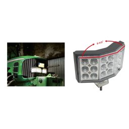 Led pracovne svetla - 240 stupňové širokouhlé 54W (18 x 3W) + IP67 krytie vodotesné